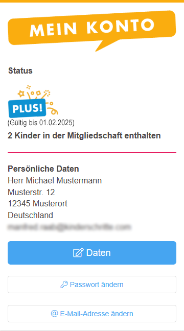 Mein Konto